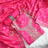 Bandez Pink color Embroidery Suit Set With Dupatta