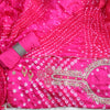 Bandez Fuchsia Pink Embroidery Suit Set With Dupatta