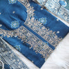 Rajsi Collection Royal Blue Embroidered Suit Set with Dupatta