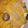 Rajsi Collection Yellow Embroidered Suit Set with Dupatta