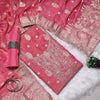 Rajsi Collection Pink Embroidered Suit Set with Dupatta