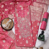 Rajsi Collection Pink Embroidered Suit Set with Dupatta