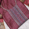 Gulbahar Handcrafted Pink Suit Set With Digital Print Dupatta