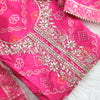 Bandez Pink color Embroidery Suit Set With Dupatta