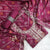 Bandez Purple Color Embroidery Suit Set With Dupatta