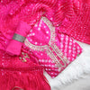 Bandez Fuchsia Pink Embroidery Suit Set With Dupatta