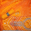 Bandez Orange Color Embroidery Suit Set With Dupatta