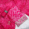 Bandez Fusia color Embroidery Suit Set with Dupatta