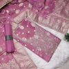 Rajsi Collection Wine Embroidered Suit Set with Dupatta