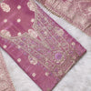 Rajsi Collection Wine Embroidered Suit Set with Dupatta