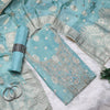 Rajsi Collection Blue Embroidered Suit Set with Dupatta
