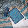 Gulbahar Blue color Handcrafted Suit Set With Digital Print Dupatta