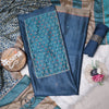 Gulbahar Blue color Handcrafted Suit Set With Digital Print Dupatta