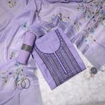 Gulbahar Handcrafted Suit Set with Digital Print Dupatta