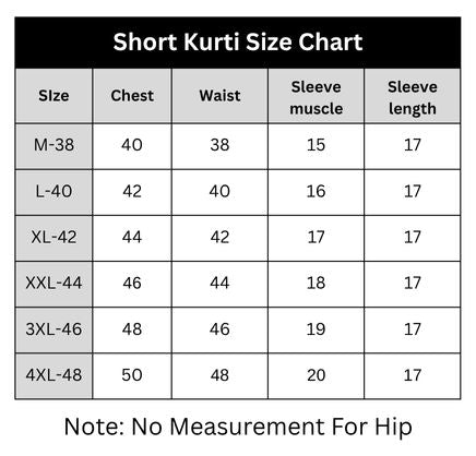 Rooprani Magenta Purple Angrakha Embellish Neck and Sleeve Short Cotton Flex Kurti