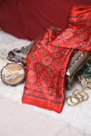 Ajrakh Handcrafted saree